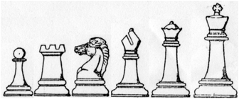 British Chess Company Improved Royal Chessmen, UK 1901/1902 Reproducti –  Staunton Castle